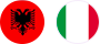 Σημαία Ιταλίας και Αλβανίας Καρτοκινητή τηλεφωνία Frog Προς Ιταλία και Αλβανία