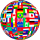 Σημαία Διεθνών Προορισμών  Καρτοκινητή τηλεφωνία Frog Προς Διεθνής Προορισμούς