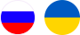 Russia and Ukraine Flag - Frog Mobile Prepaid Telephony 